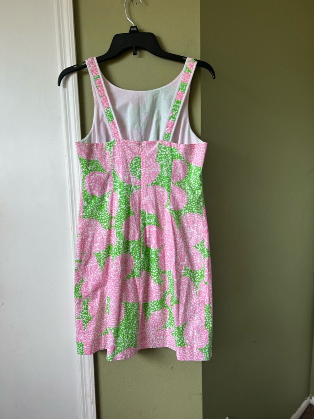 Lilly Pulitzer Pink & Green Floral Sleeveless Sheath Dress - Picture 8 of 11